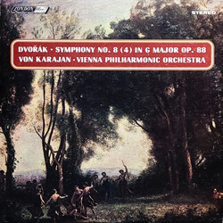 Antonín Dvořák / Herbert Von Karajan / Wiener Philharmoniker Symphony No. 8 (No. 4) In G Major. Opus 88 Vinyl LP USED