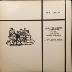 Wolfgang Amadeus Mozart / Anton Reicha / François-René Gebauer / Heitor Villa-Lobos / Arthur Grossman / Philadelphia String Quartet Music For Bassoon 