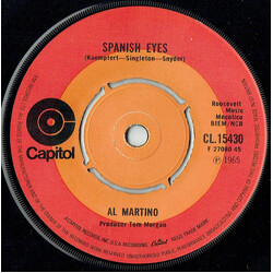 Al Martino Spanish Eyes USED VINYL 7INCH 45 RPM SINGLE REISSUE