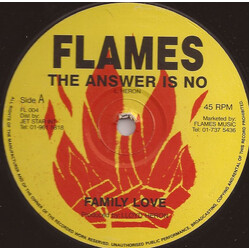 Family Love The Answer Is No Vinyl 12" USED