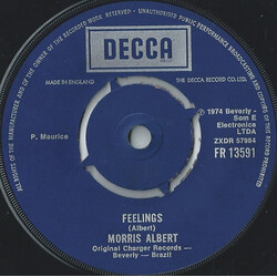 Morris Albert Feelings USED VINYL 7INCH 45 RPM SINGLE