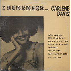 Carlene Davis I Remember Vinyl LP USED