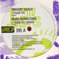 Gregory Isaacs Thank You Vinyl 12" USED