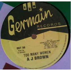 A. J. Brown Too Many Women Vinyl 12" USED