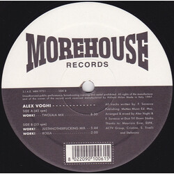 Alex Voghi Work! USED VINYL 12INCH 45 RPM