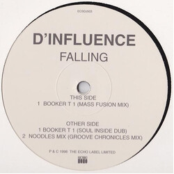 D'Influence Falling USED VINYL 12INCH 33 S RPM 45 RPM PROMO