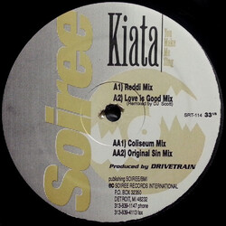Kiata You Make Me Sing VINYL 12" USED