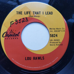 Lou Rawls The Life That I Lead / Trouble Down Here Below USED VINYL 7INCH 45 RPM SINGLE