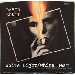 David Bowie White Light/White Heat USED VINYL 7INCH SINGLE PROMO