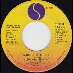 Climax Blues Band Sense Of Direction USED VINYL 7INCH SINGLE PROMO STEREO MONO