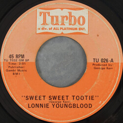 Lonnie Youngblood Sweet Sweet Tootie / In My Lonely Room USED VINYL 7INCH 45 RPM SINGLE