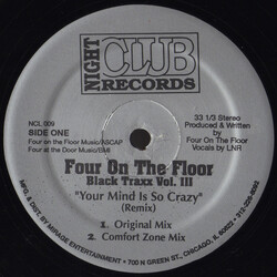 Four On The Floor Productions Black Traxx Vol. III VINYL 12" USED