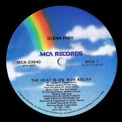 Glenn Frey The Heat Is On VINYL 12" USED