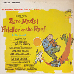 "Fiddler On The Roof" Original Broadway Cast / Jerry Bock Zero Mostel In Fiddler On The Roof (The Original Broadway Cast Recording) Vinyl LP USED