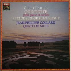 César Franck / Jean-Philippe Collard / The Muir String Quartet Quintette Pour Piano Et Cordes / Prelude, Choral Et Fugue Vinyl LP USED