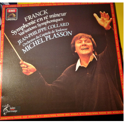 César Franck / Orchestre National Du Capitole De Toulouse / Jean-Philippe Collard / Michel Plasson Symphony In D Minor Symphonic Variations Vinyl LP U