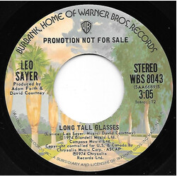 Leo Sayer Long Tall Glasses USED VINYL 7INCH 45 RPM PROMO STEREO MONO