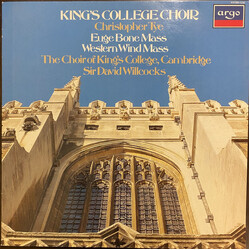 Christopher Tye / David Willcocks / The King's College Choir Of Cambridge Euge Bone Mass / Western Wind Mass Vinyl LP USED