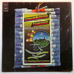Leonard Bernstein / Charles Ives / New York Philharmonic Holidays Symphony Vinyl LP USED