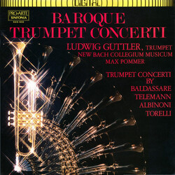 Ludwig Güttler / Neues Bachisches Collegium Musicum Leipzig / Max Pommer Baroque Trumpet Concerti Vinyl LP USED
