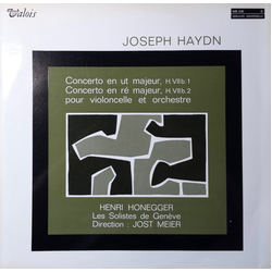 Joseph Haydn / Henri Honegger / Les Solistes De Genève / Jost Meier Deux Concertos Pour Violoncelle Et Orchestre Vinyl LP USED