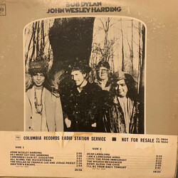 Bob Dylan John Wesley Harding Vinyl LP USED