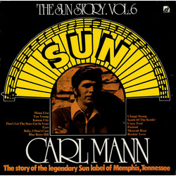 Carl Mann The Sun Story Vol.6 Vinyl LP USED