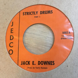 Jack E. Downes Strictly Drums Pt. 1 USED VINYL 7INCH 45 RPM SINGLE