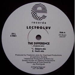 Lectroluv The Difference VINYL 12" USED