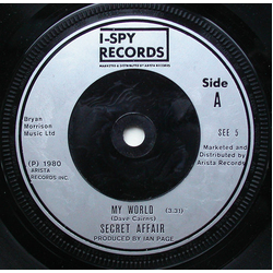 Secret Affair My World Vinyl 7" USED