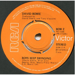 David Bowie Boys Keep Swinging USED VINYL 7INCH 45 RPM SINGLE STEREO