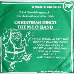 M & O Band Christmas Disco USED VINYL 7INCH 33 S RPM MINI-ALBUM PROMO