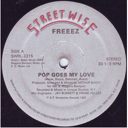 Freeez Pop Goes My Love USED VINYL 12INCH 33 S RPM