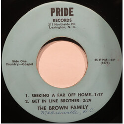 The Brown Family (2) Seeking A Far Off Home USED VINYL 7INCH 45 RPM EP