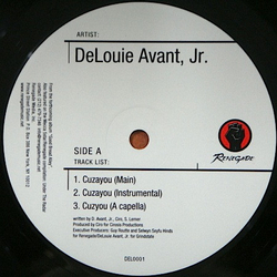 Delouie Avant / Sara Devine Cuzayou / Baby I'm Scared Vinyl 12" USED