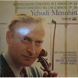 Felix Mendelssohn-Bartholdy / Max Bruch / Yehudi Menuhin / Philharmonia Orchestra / Walter Susskind / Efrem Kurtz Concerto In E Minor, Op. 64 / Concer