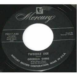 Georgia Gibbs Tweedle Dee / You're Wrong, All Wrong USED VINYL 7INCH 45 RPM