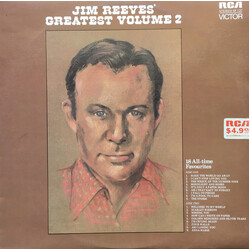 Jim Reeves Jim Reeves' Greatest Volume 2 Vinyl LP USED