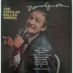 Norman Gunston Popular Ballad Animal Vinyl LP USED