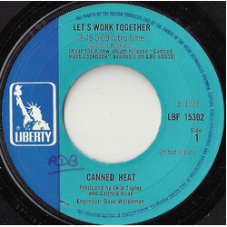 Canned Heat Let's Work Together USED VINYL 7INCH 45 RPM