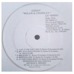 Nolen And Crossley Nolen & Crossley Vinyl LP USED