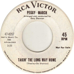 Peggy March Takin' The Long Way Home Vinyl 7" USED