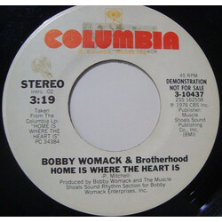 Bobby Womack / Brotherhood (13) Home Is Where The Heart Is USED VINYL 7INCH 45 RPM SINGLE PROMO