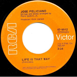 José Feliciano Life Is That Way Vinyl 7" USED