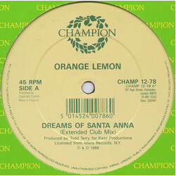 Orange Lemon Dreams Of Santa Anna / The Texican USED VINYL 12INCH 45 RPM