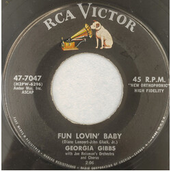 Georgia Gibbs Fun Lovin' Baby / I Never Had The Blues USED VINYL 7INCH 45 RPM