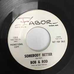 Bob & Rod (2) Linda Rose USED VINYL 7INCH 45 RPM PROMO