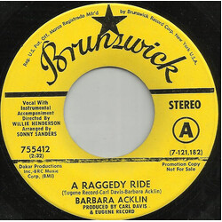 Barbara Acklin A Raggedy Ride USED VINYL 7INCH 45 RPM SINGLE PROMO