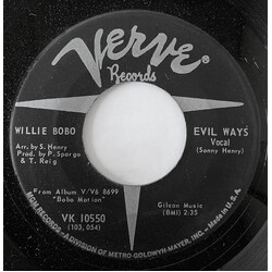 Willie Bobo Evil Ways USED VINYL 7INCH 45 RPM