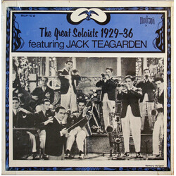 Jack Teagarden The Great Soloists 1929 - 36 Featuring Jack Teagarden Vinyl LP USED